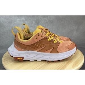 Hoka One One Anacapa Breeze Low Women's 9B Running Shoe Sunbaked Amber Yellow